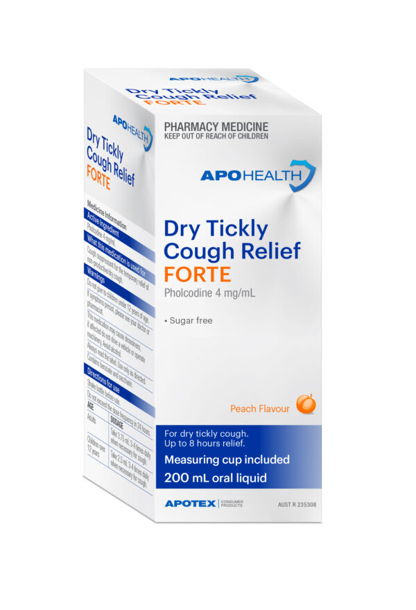 Apohealth Dry Tickly Cough Relief Forte 200ml - Lfa First Response