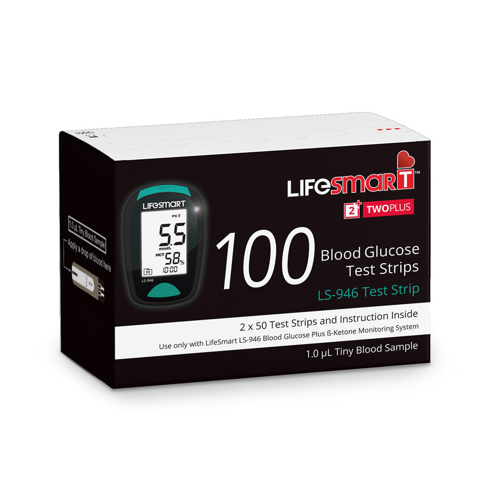 Lifesmart Blood Glucose Ketone Meter LS-946 + 1 Box Ketone Test