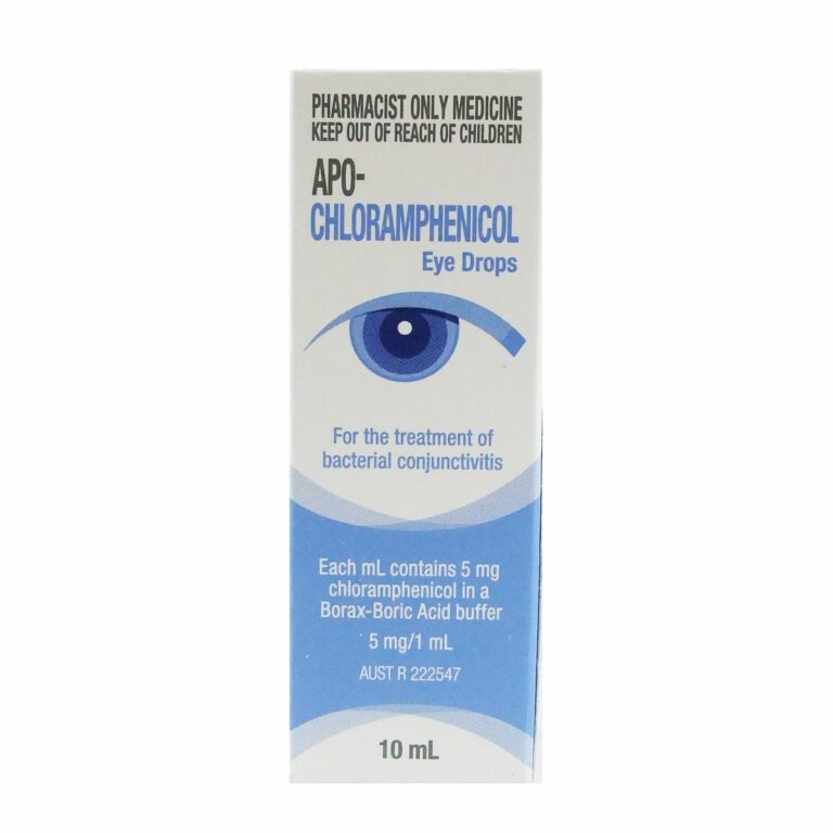 ApoHealth Chloramphenicol Eye Drops 10ml Chlorsig Generic LFA First   410958 768x768 